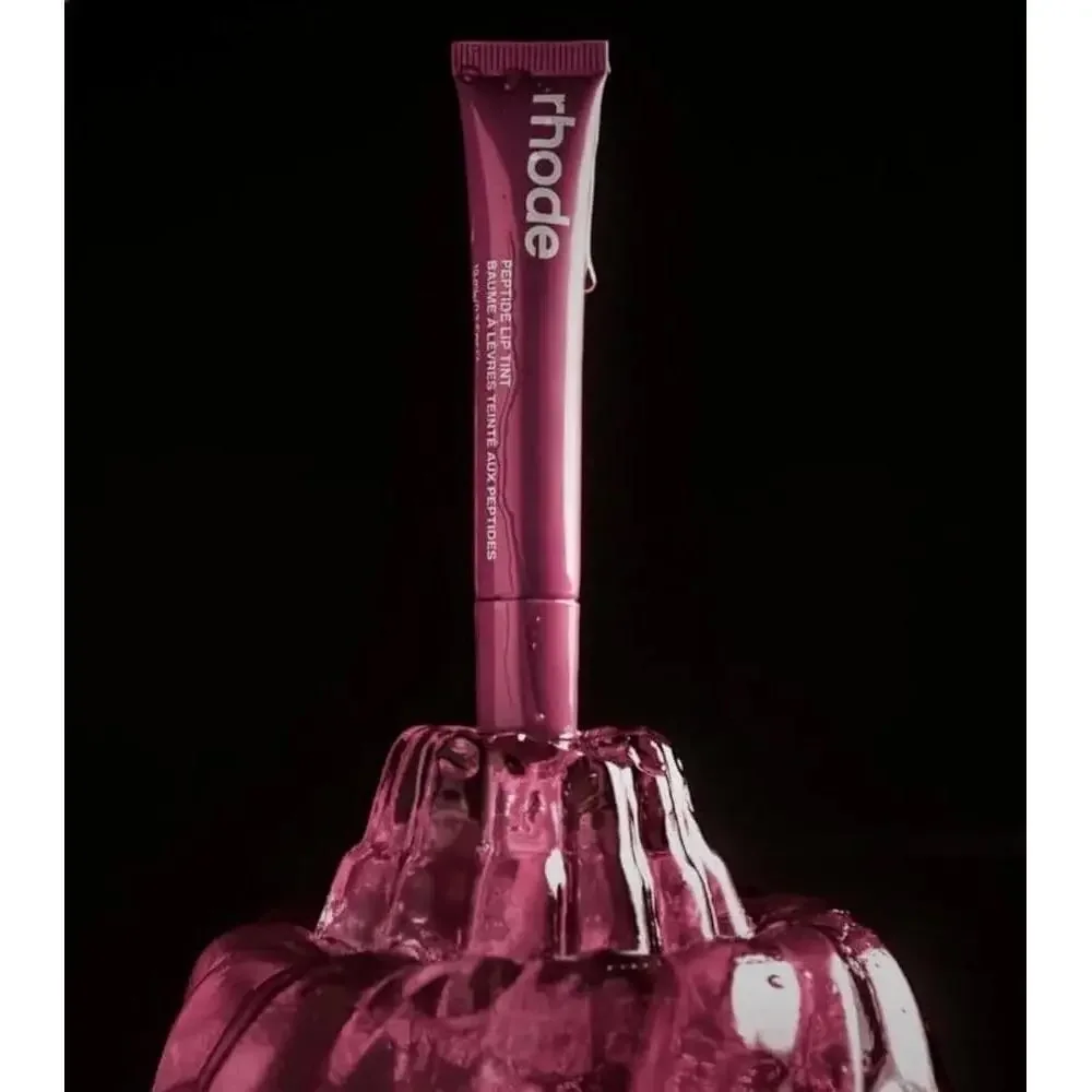 NIB Rhode Peptide Lip Tint Nourishing Glaze Raspberry Jelly